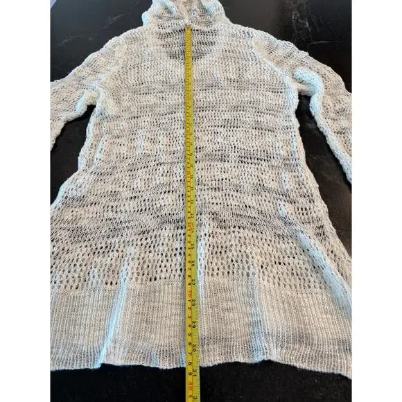 maurices One Size  White crocheted swimsuit beach coverup - Picture 6 of 8